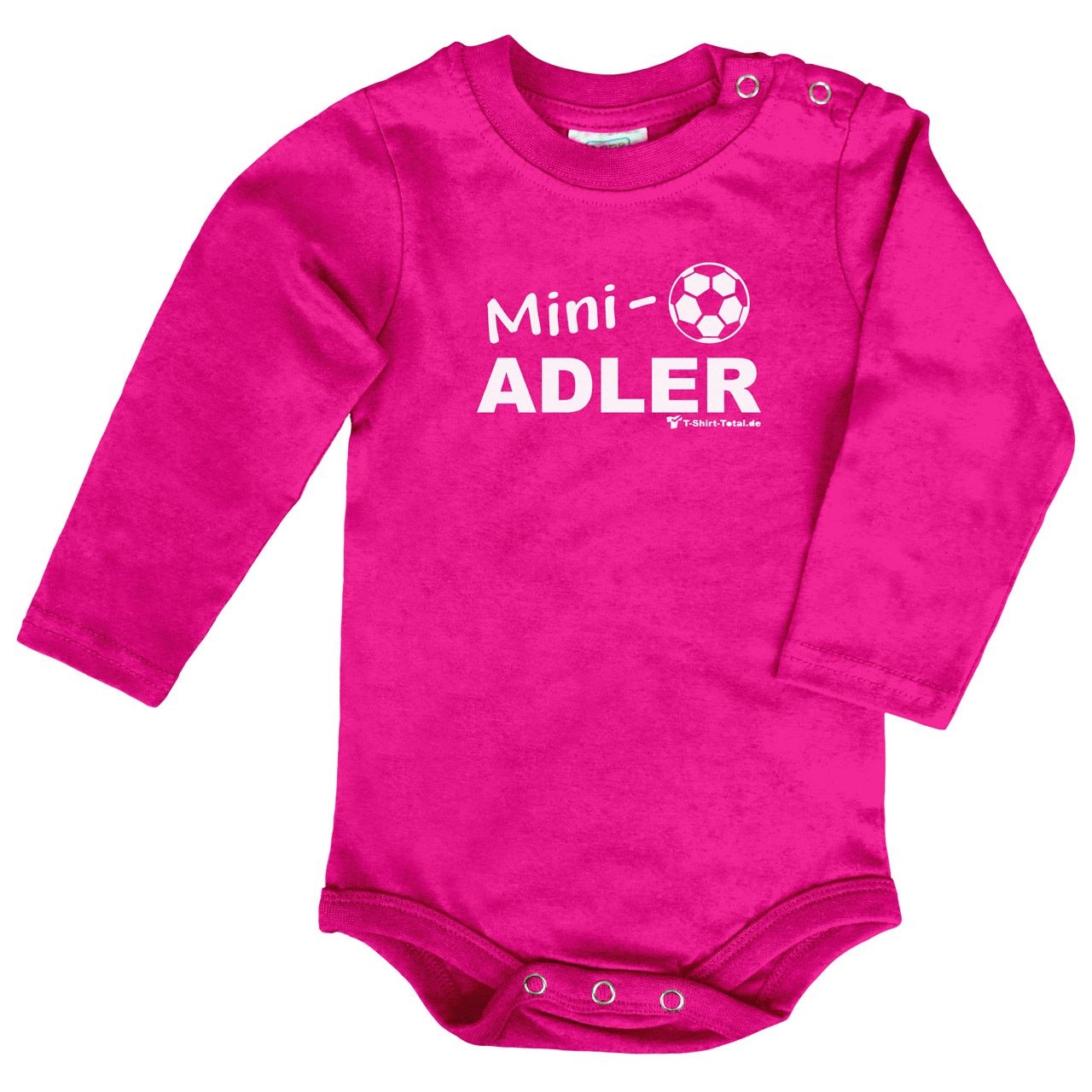 Mini Adler Baby Body Kurzarm pink 56 / 62