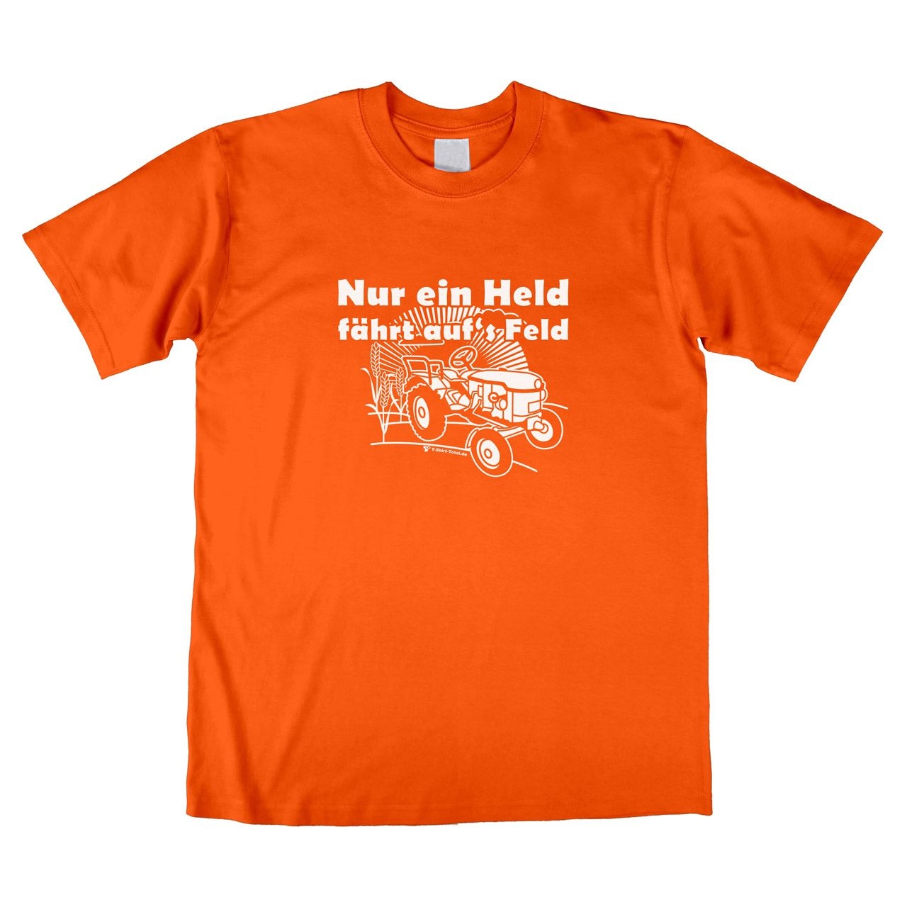 Held Feld Unisex T-Shirt orange Extra Small