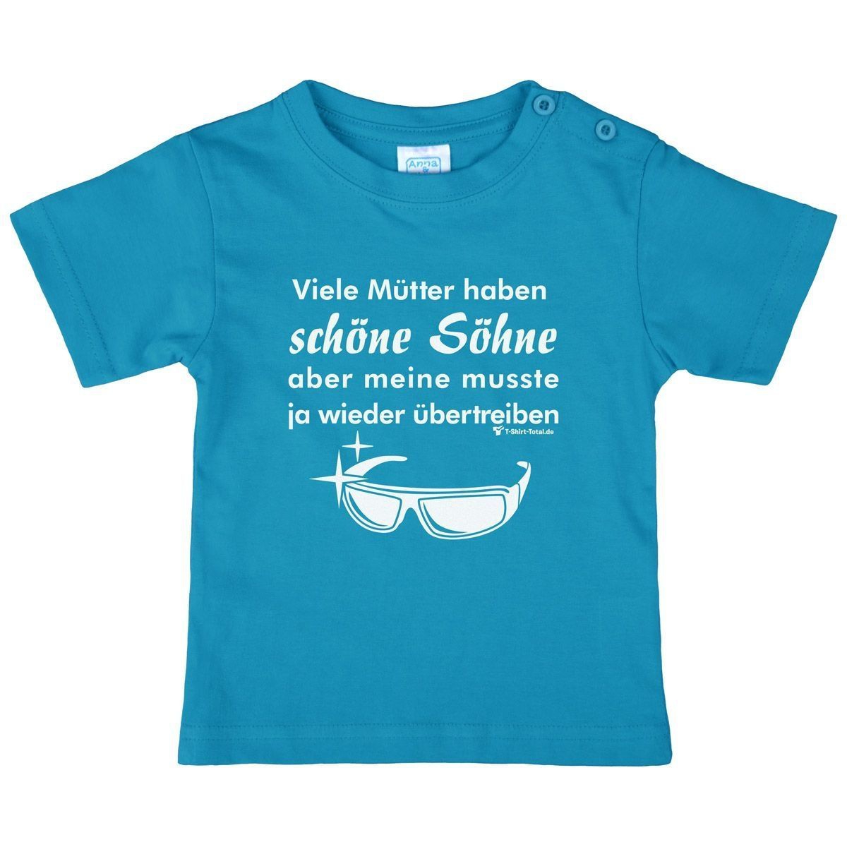 Schöne Söhne Kinder T-Shirt türkis 110 / 116
