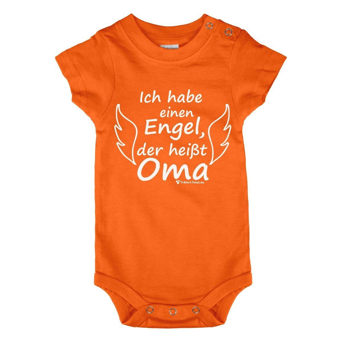Engel Oma Baby Body Kurzarm orange 56 / 62