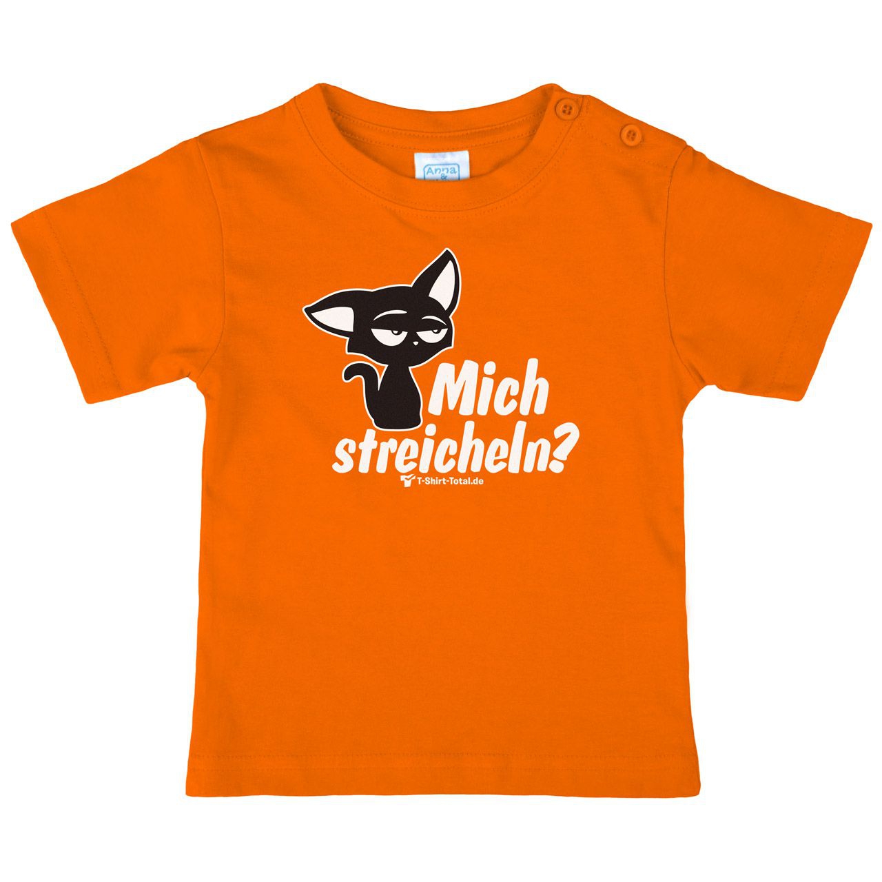 Mich streicheln Kinder T-Shirt orange 80 / 86
