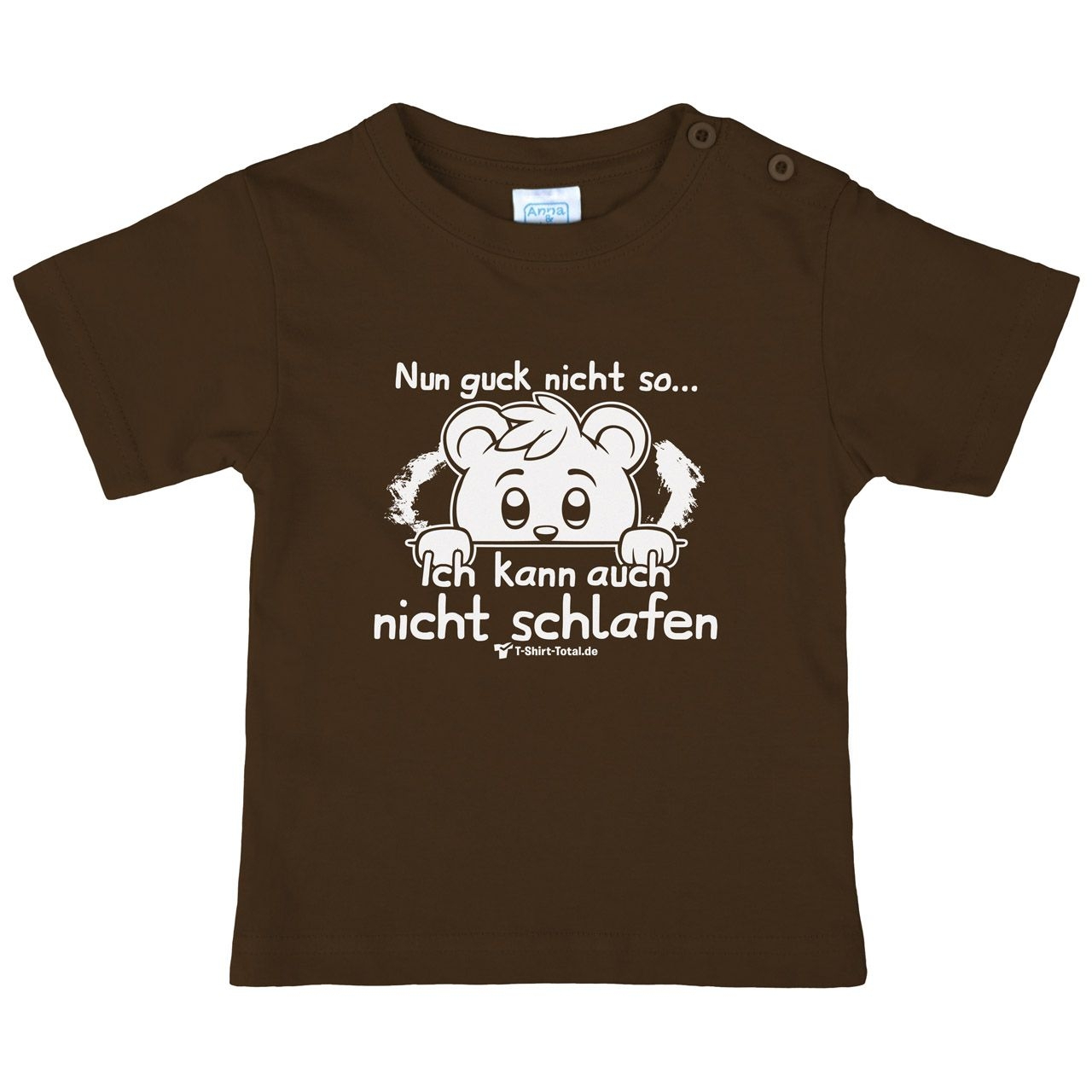 Guck nicht so Kinder T-Shirt braun 68 / 74