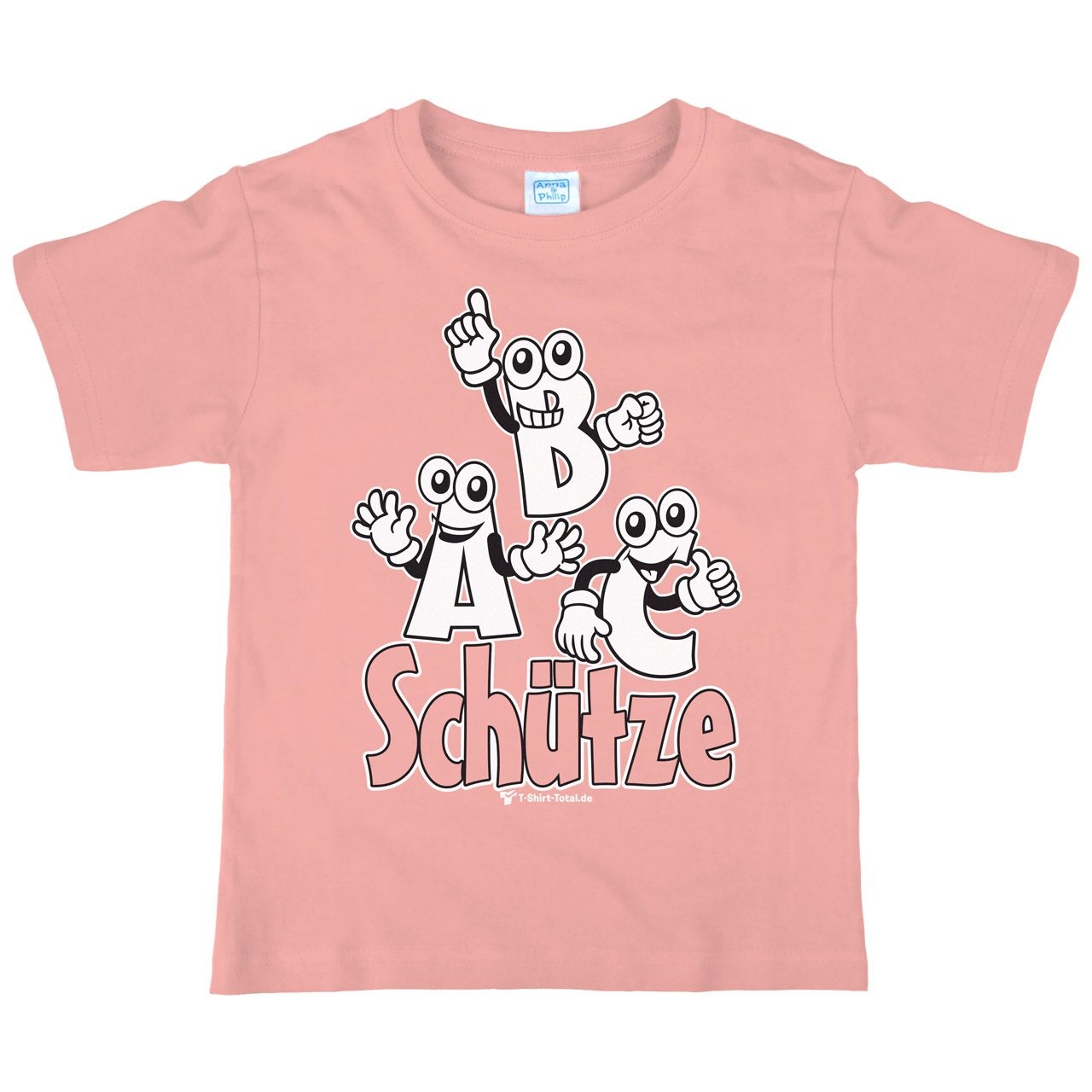 ABC Schütze Kinder T-Shirt rosa 134 / 140