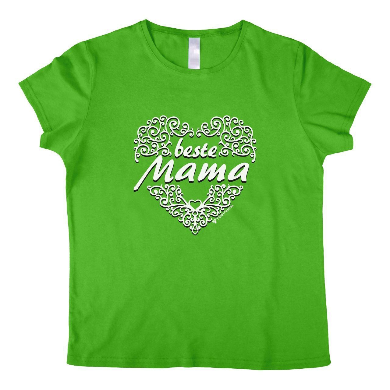 Beste Mama Woman T-Shirt grün Medium