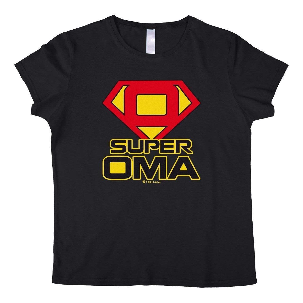 Super Oma Woman T-Shirt schwarz Extra Large