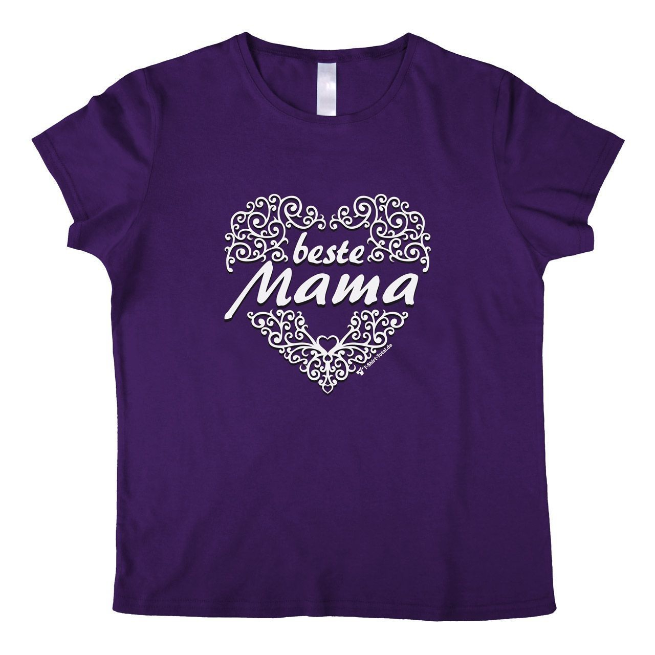 Beste Mama Woman T-Shirt lila Medium