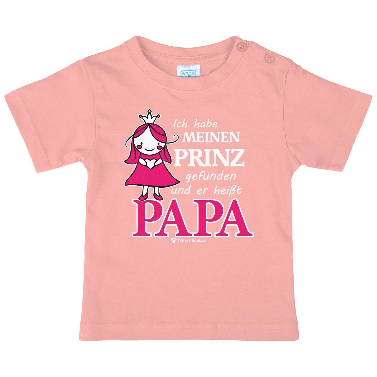 Prinz gefunden Kinder T-Shirt rosa 104