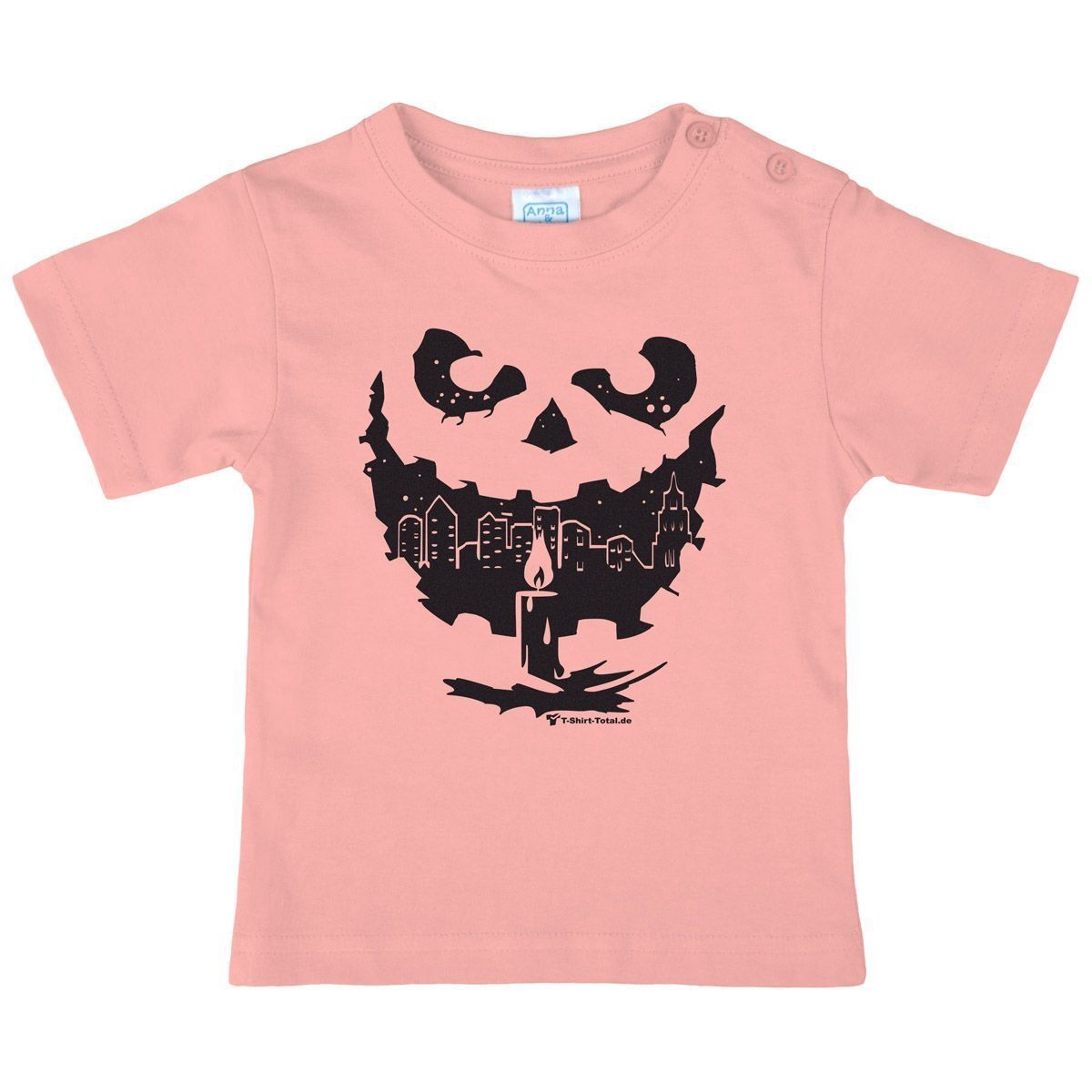 Kürbislaterne Kinder T-Shirt rosa 104