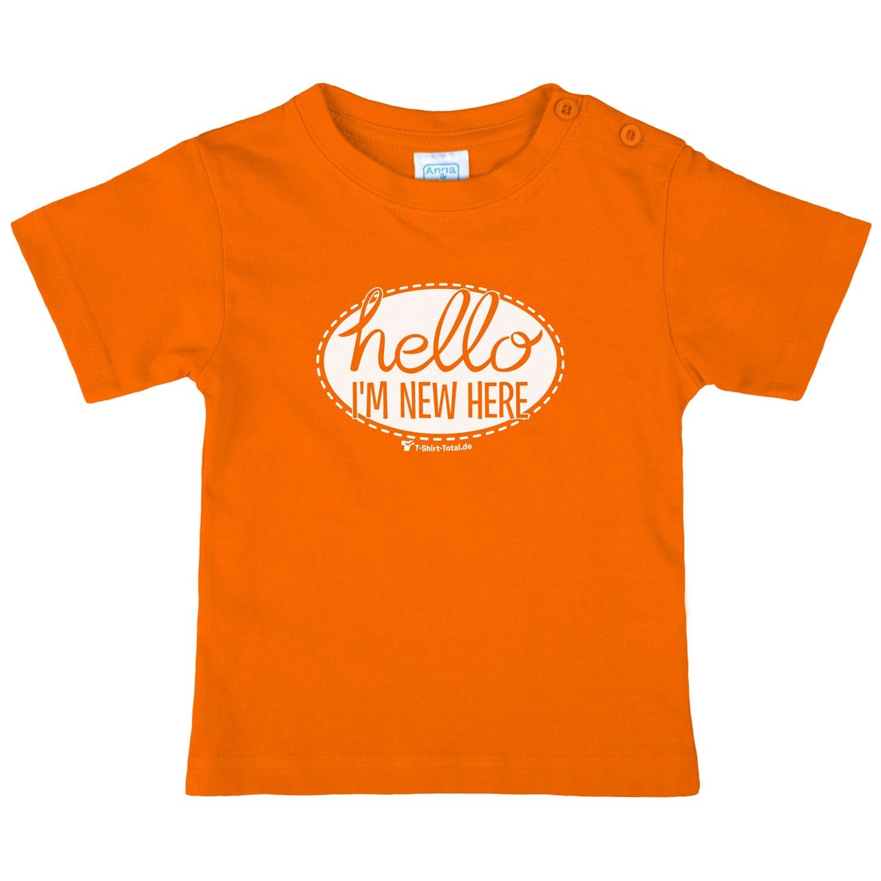 Im new here Kinder T-Shirt orange 80 / 86