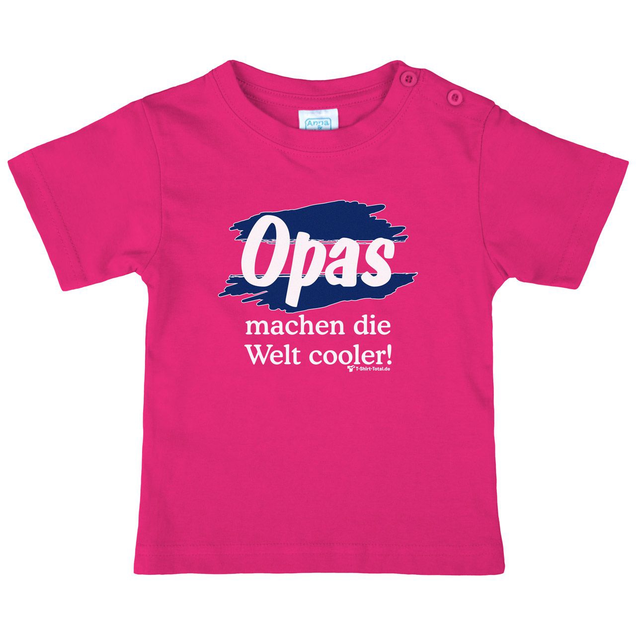 Welt cooler Opa Kinder T-Shirt pink 92