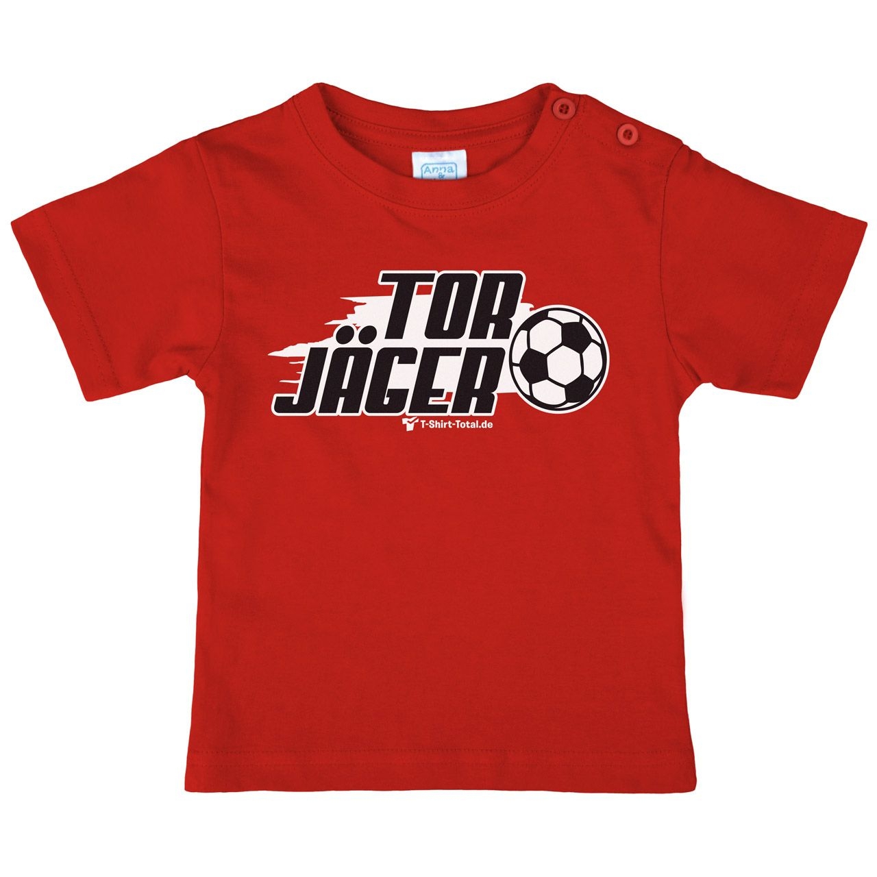 Torjäger Kinder T-Shirt rot 110 / 116