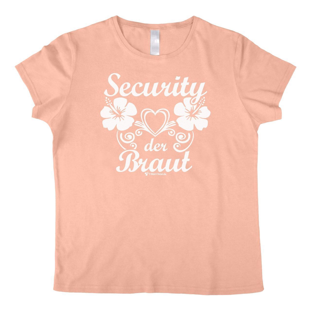Security der Braut Woman T-Shirt rosa Small
