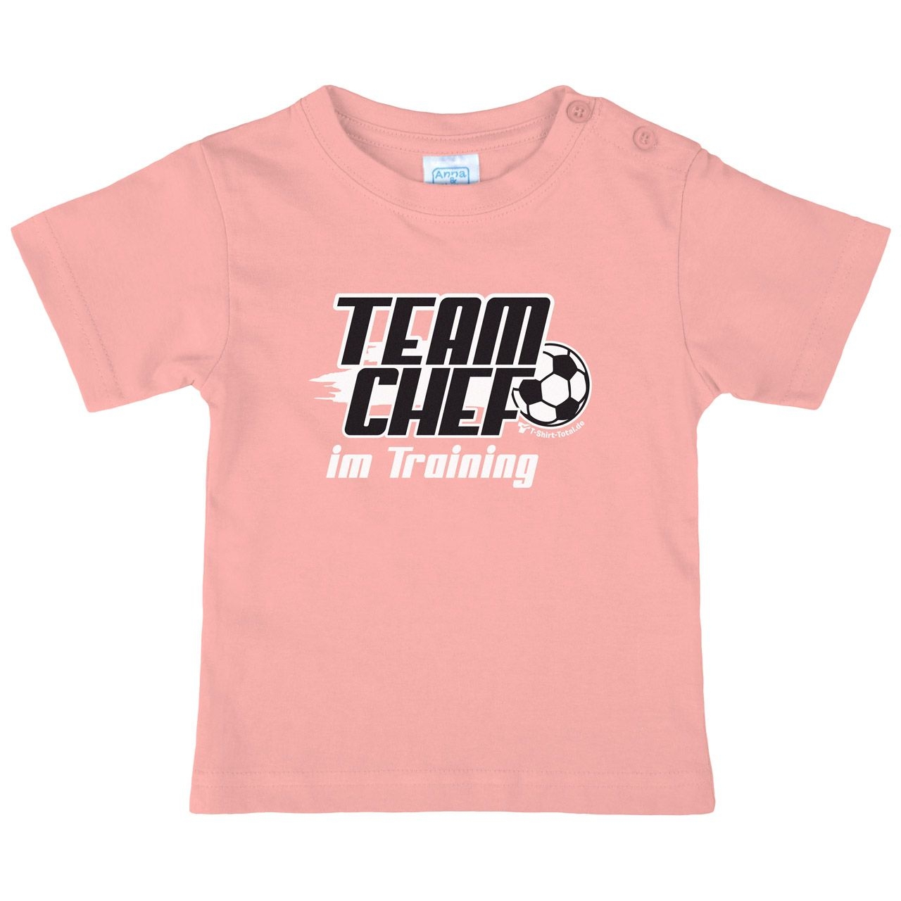 Teamchef im Training Kinder T-Shirt rosa 56 / 62