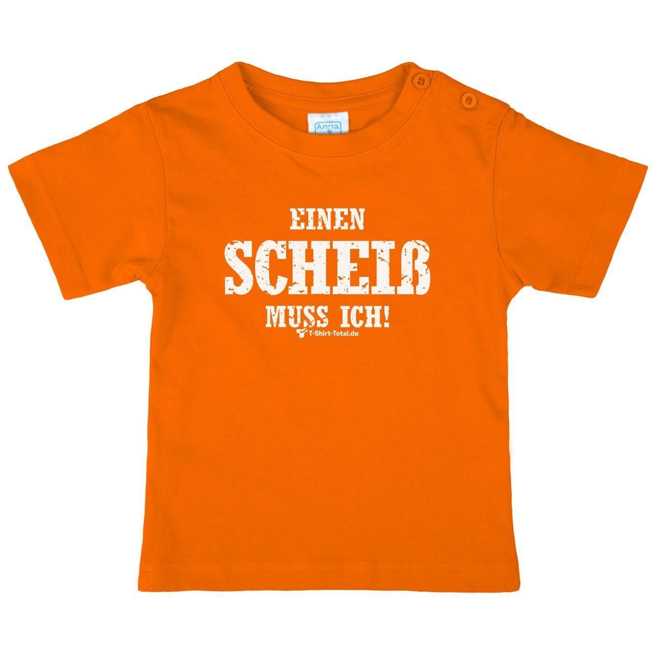 Einen Scheiß muss ich Kinder T-Shirt orange 80 / 86
