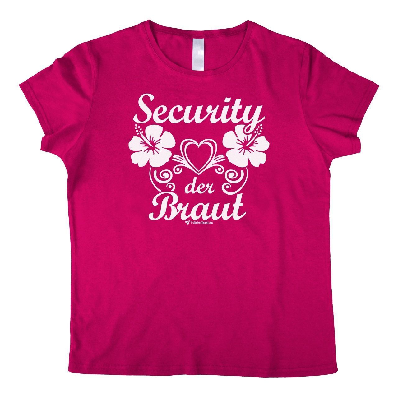 Security der Braut Woman T-Shirt pink Small