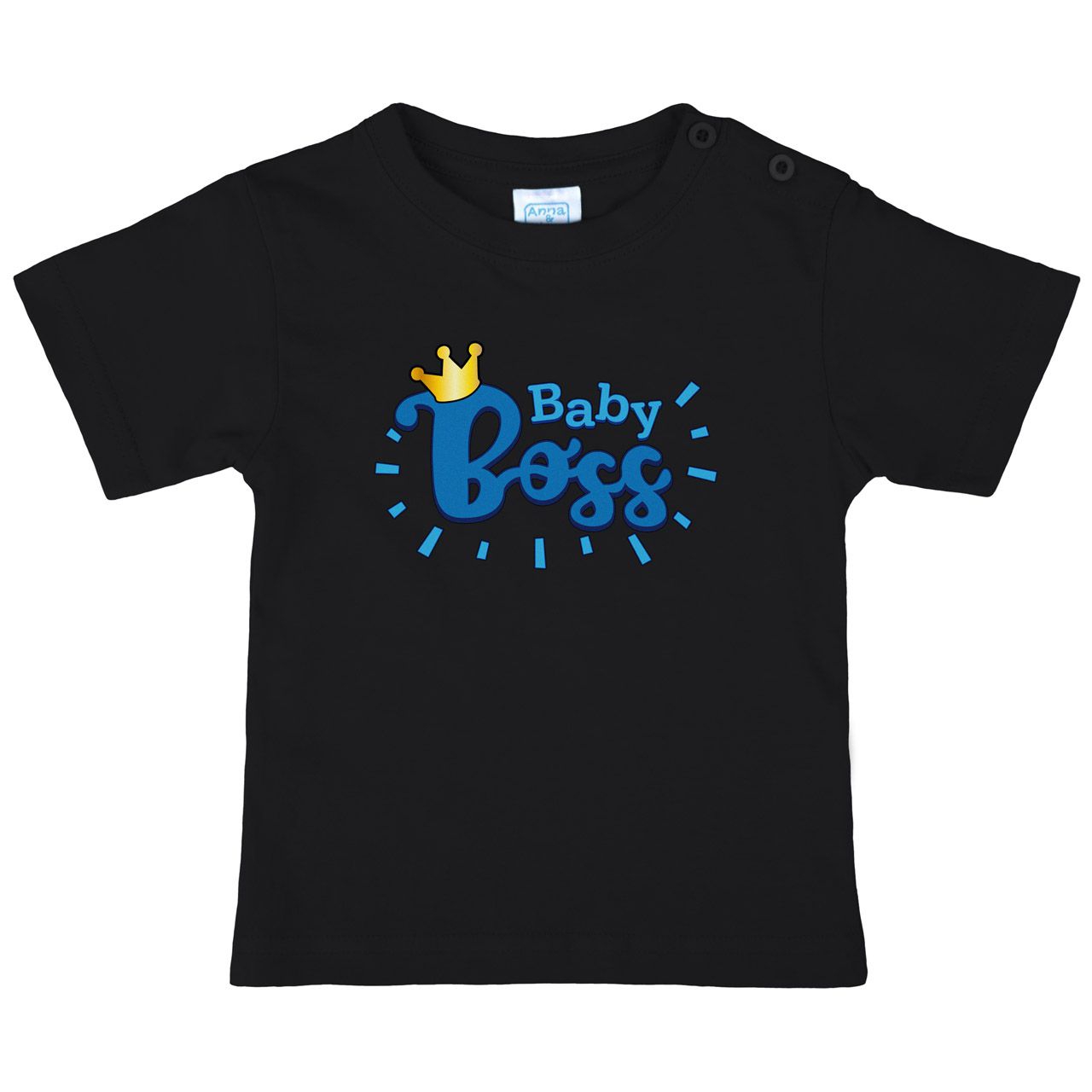 Baby Boss Blau Kinder T-Shirt schwarz 56 / 62