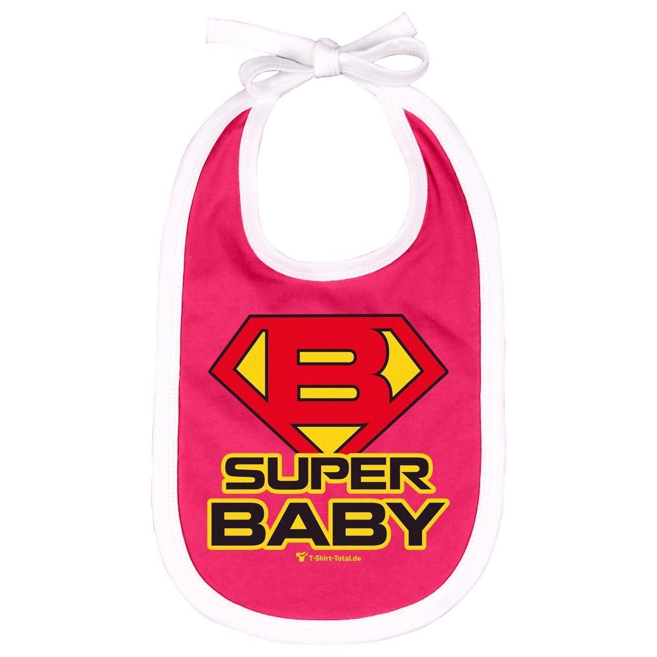 Super Baby Lätzchen pink / weiß