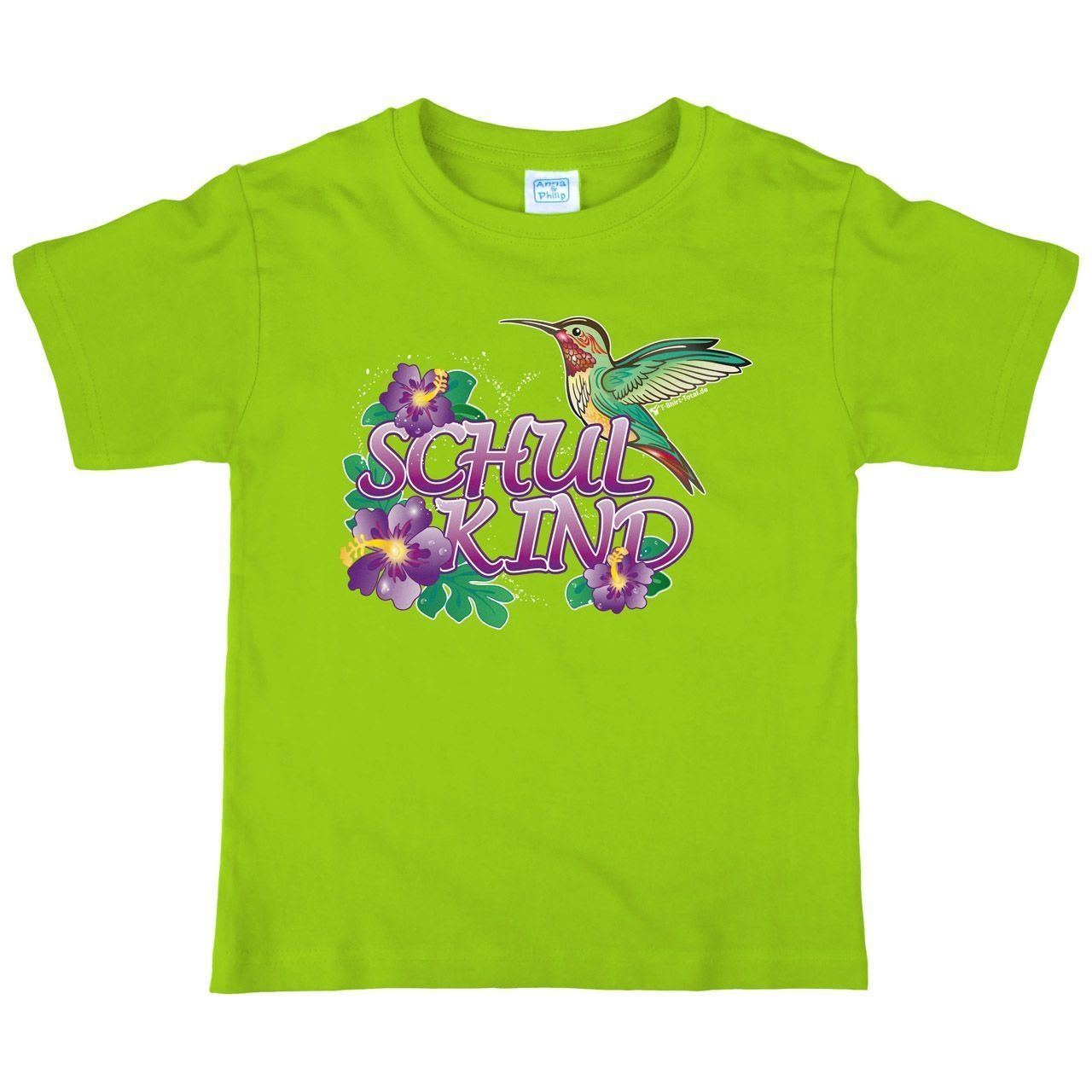 Schulkind Kolibri Kinder T-Shirt hellgrün 122 / 128