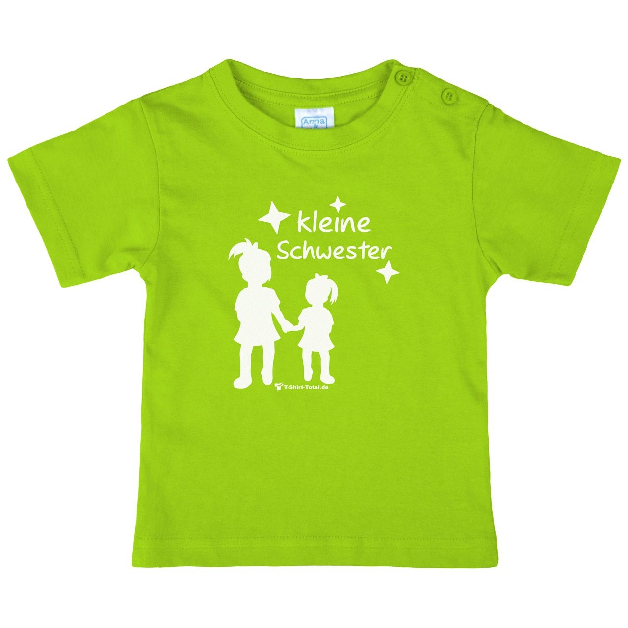 Kleine Schwester MM Kinder T-Shirt hellgrün 68 / 74