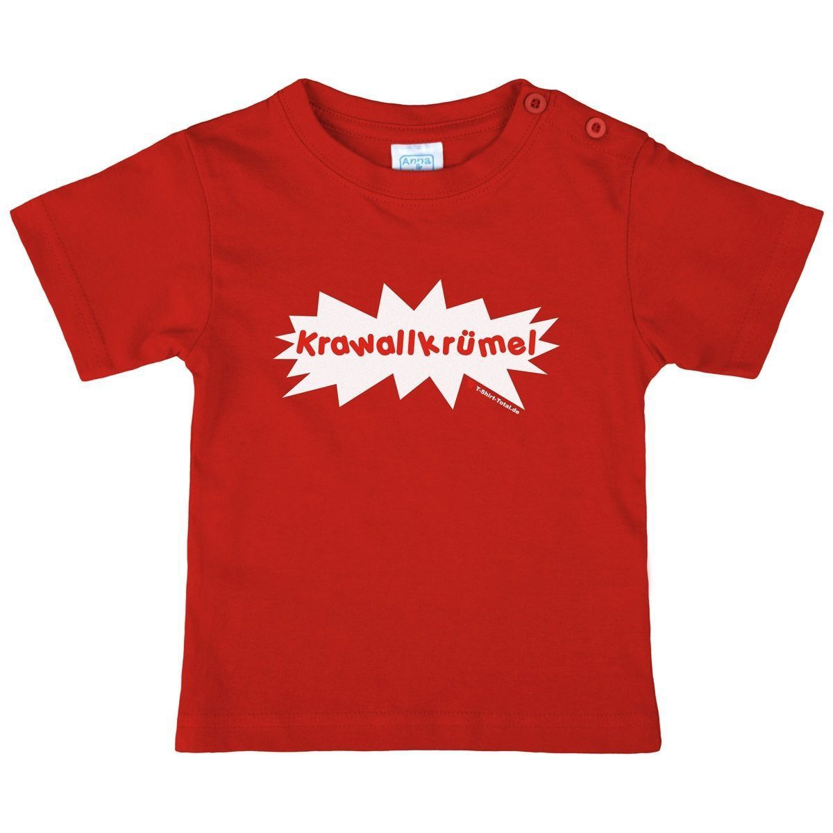 Krawallkrümel Kinder T-Shirt rot 134 / 140