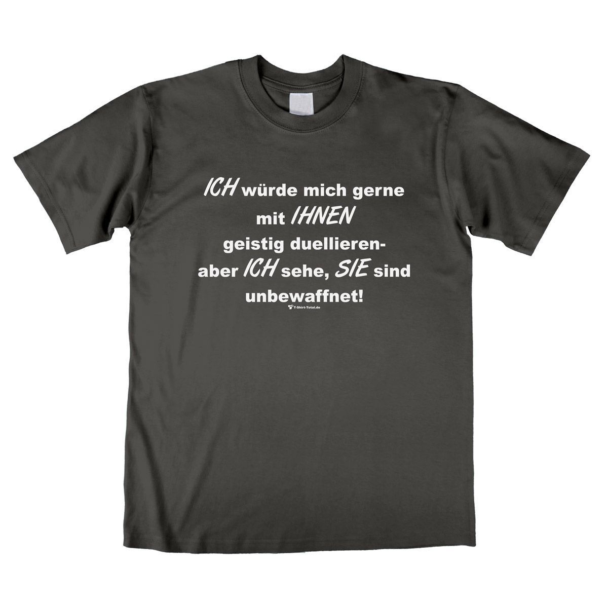 Duell Unisex T-Shirt grau Large