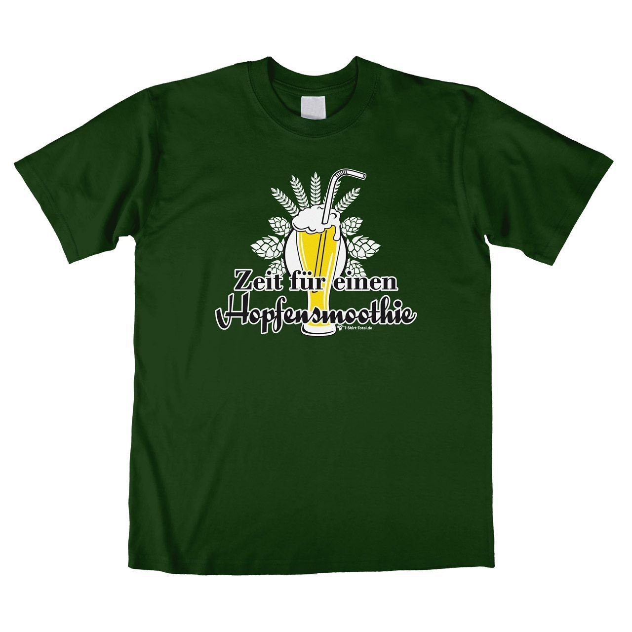 Hopfensmoothie Unisex T-Shirt dunkelgrün Large