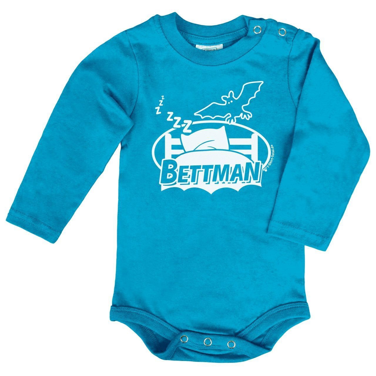 Bettman Baby Body Langarm türkis 68 / 74