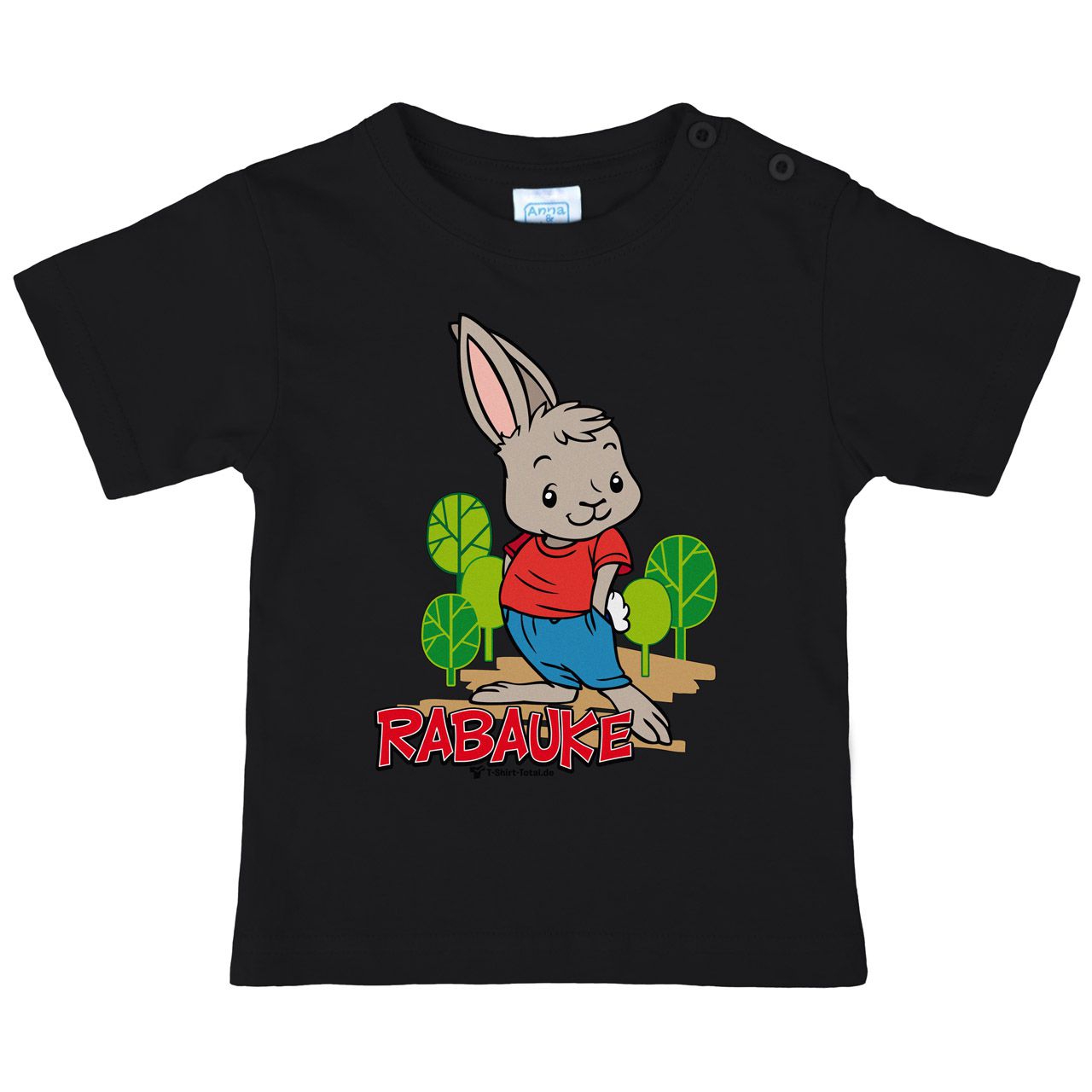 Rabauke Kinder T-Shirt schwarz 110 / 116