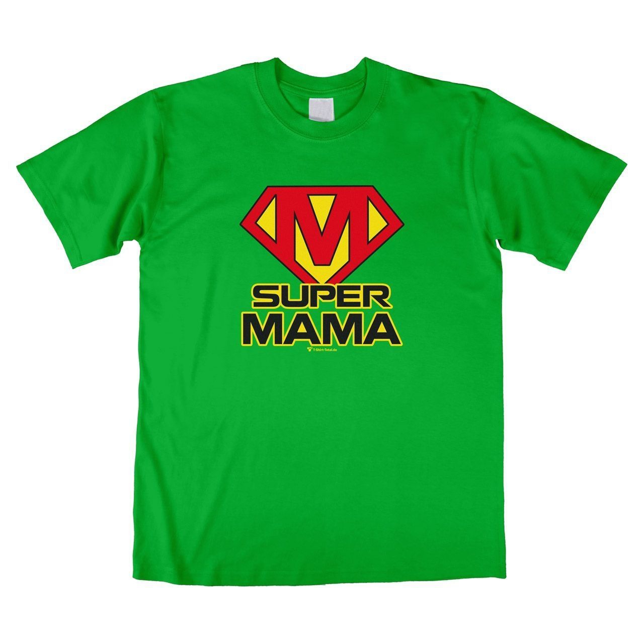 Super Mama Unisex T-Shirt grün Small
