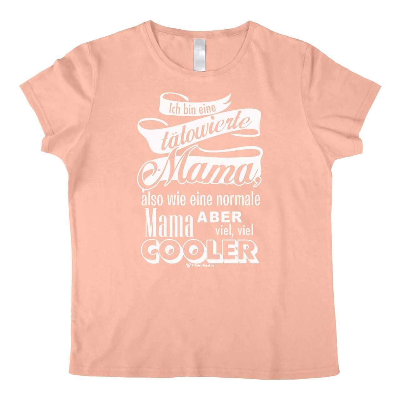 Tätowierte Mama Woman T-Shirt rosa Small