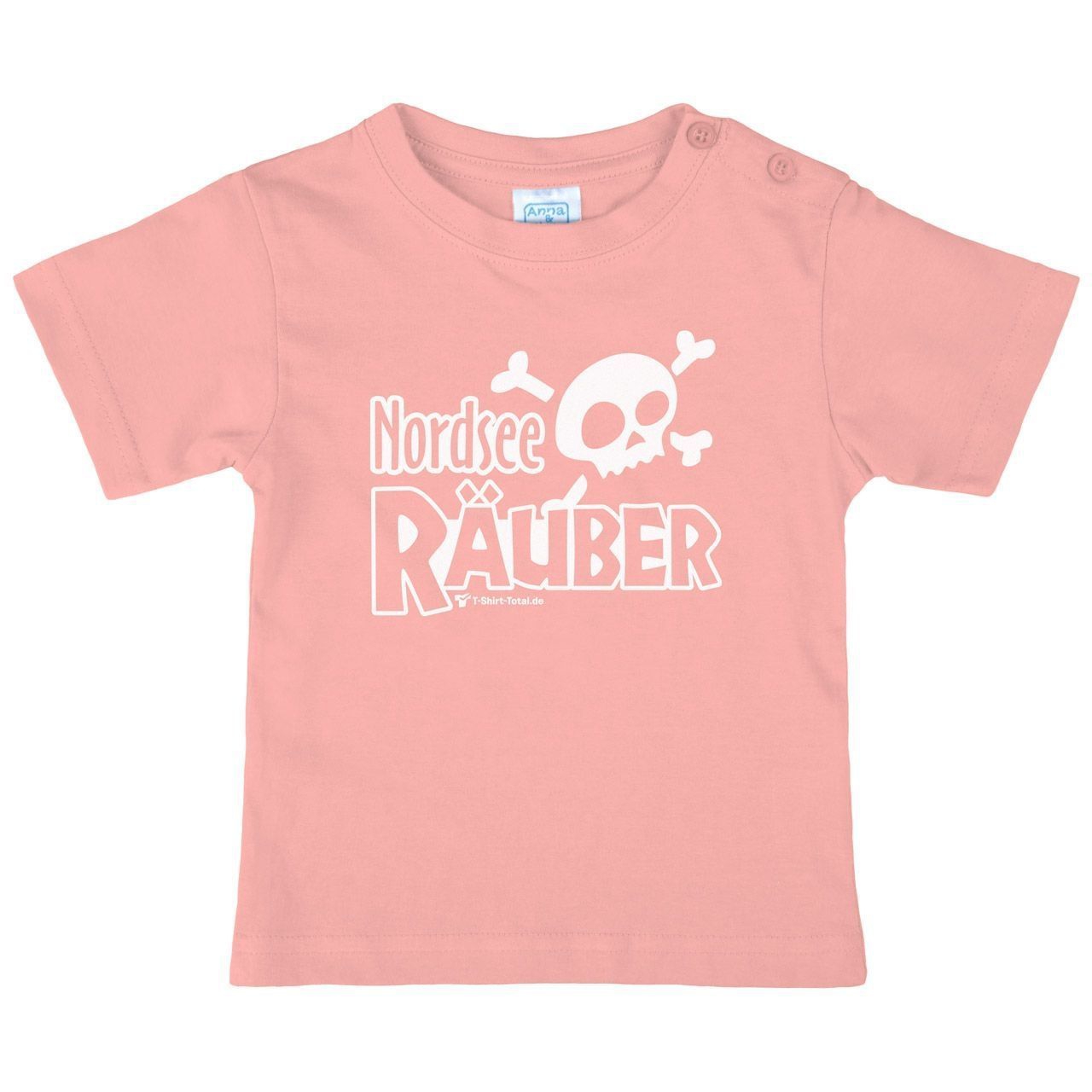 Nordsee Räuber Kinder T-Shirt rosa 110 / 116