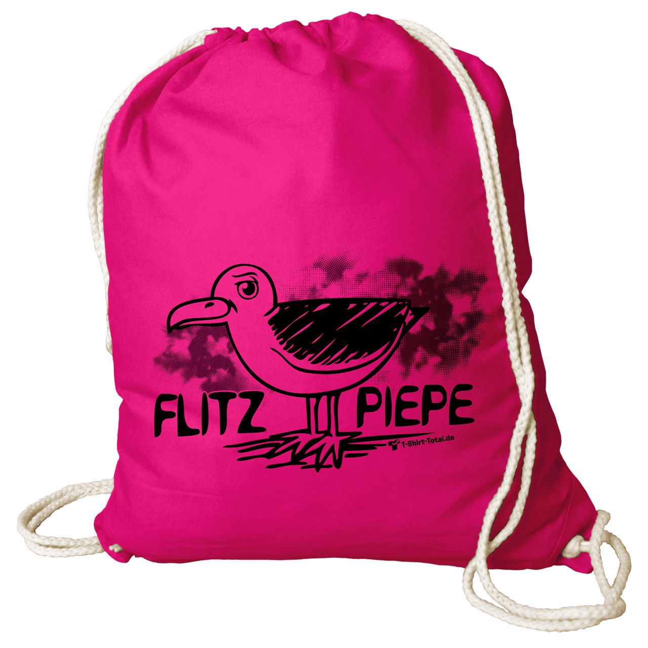 Flitzpiepe Rucksack Beutel pink