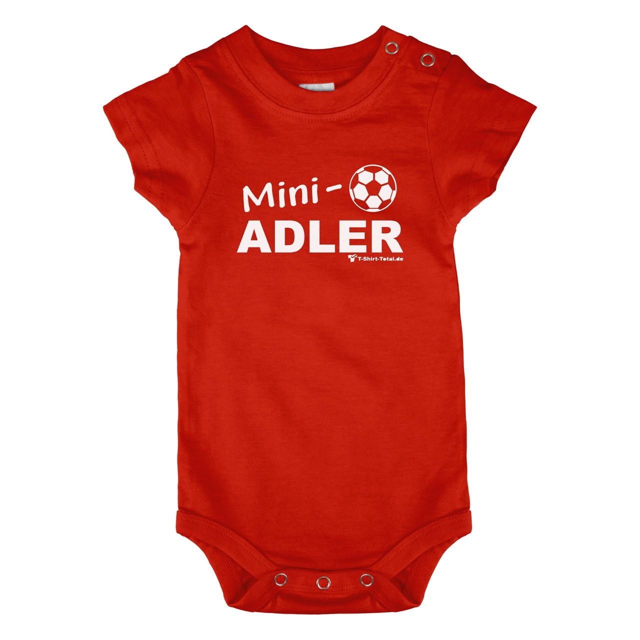 Mini Adler Baby Body Kurzarm rot 68 / 74