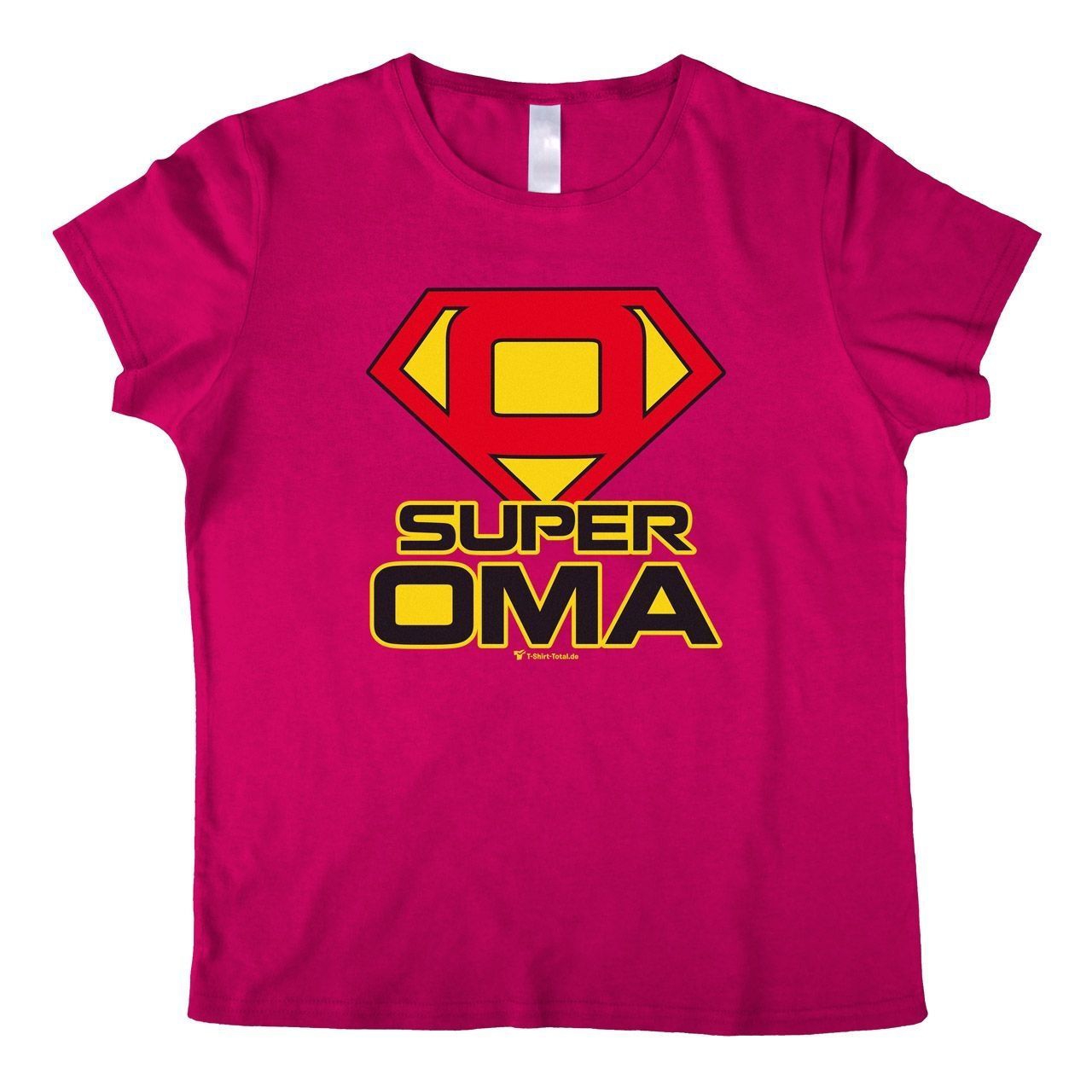 Super Oma Woman T-Shirt pink Extra Large