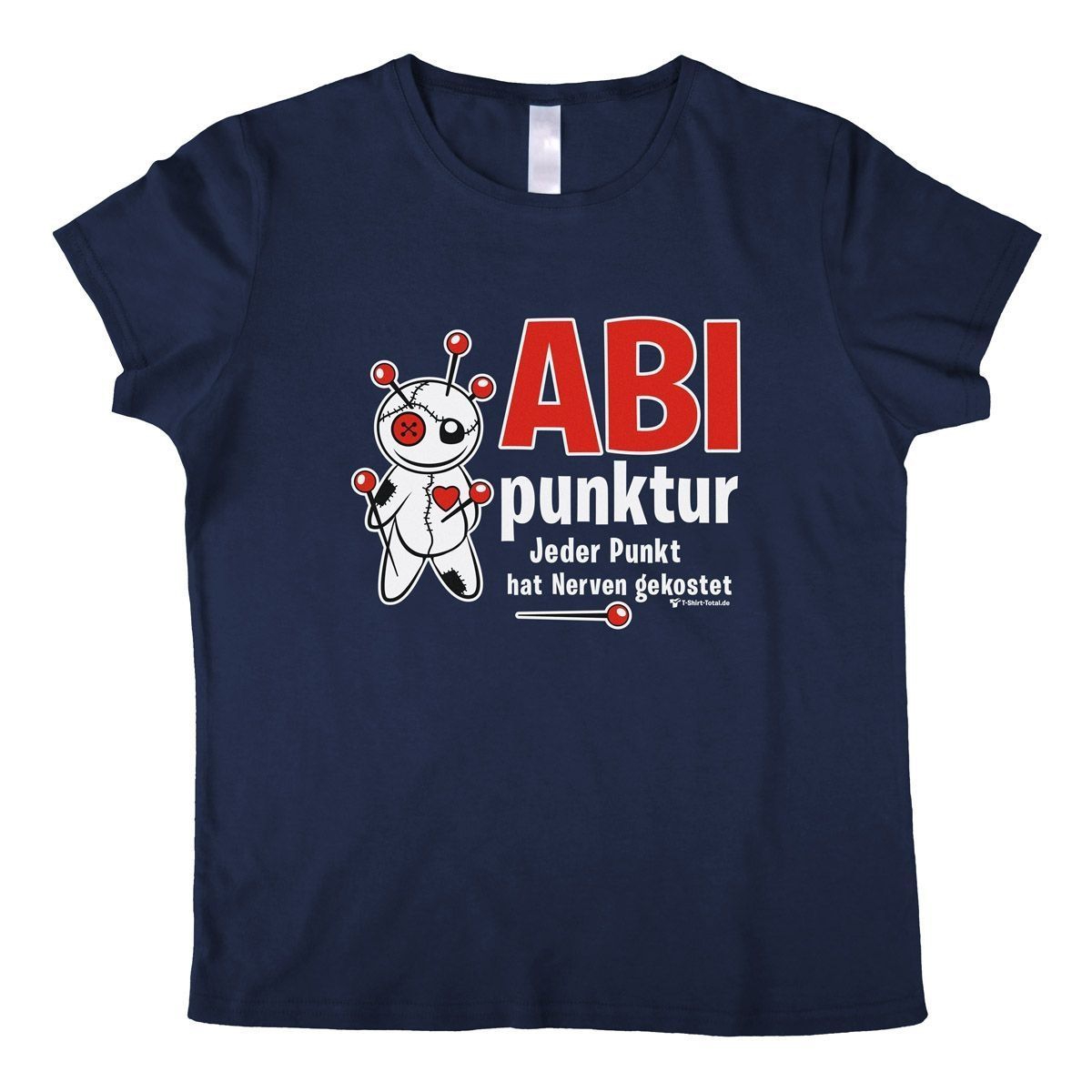 ABIpunktur Woman T-Shirt navy Medium