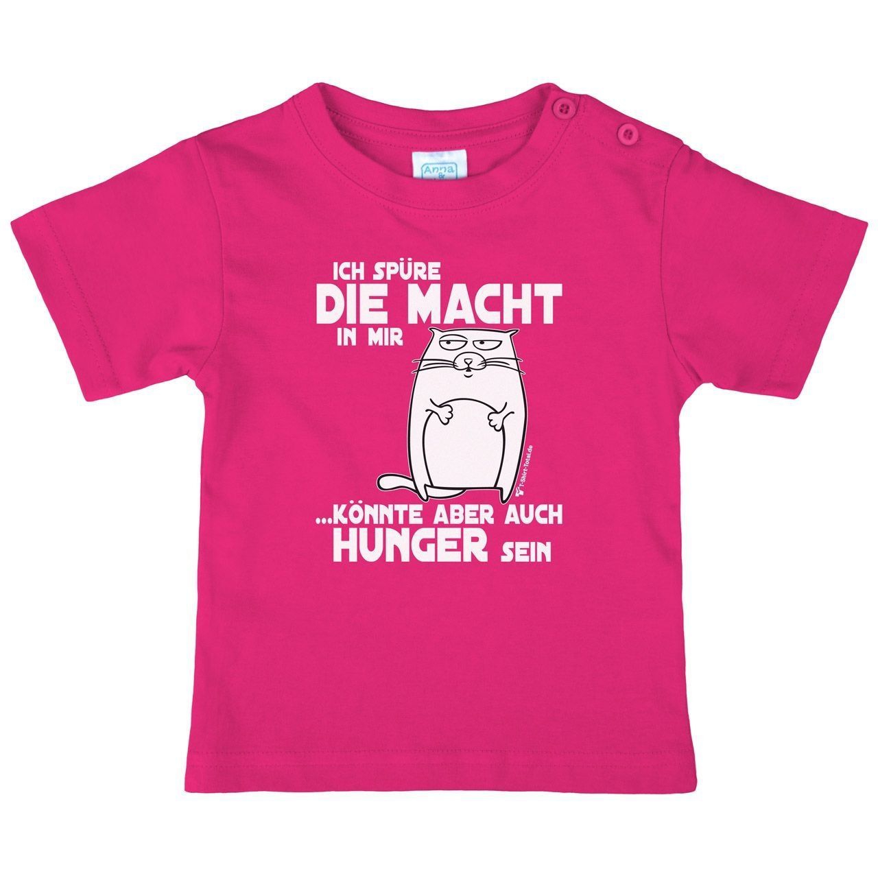 Spüre die Macht Kinder T-Shirt pink 104