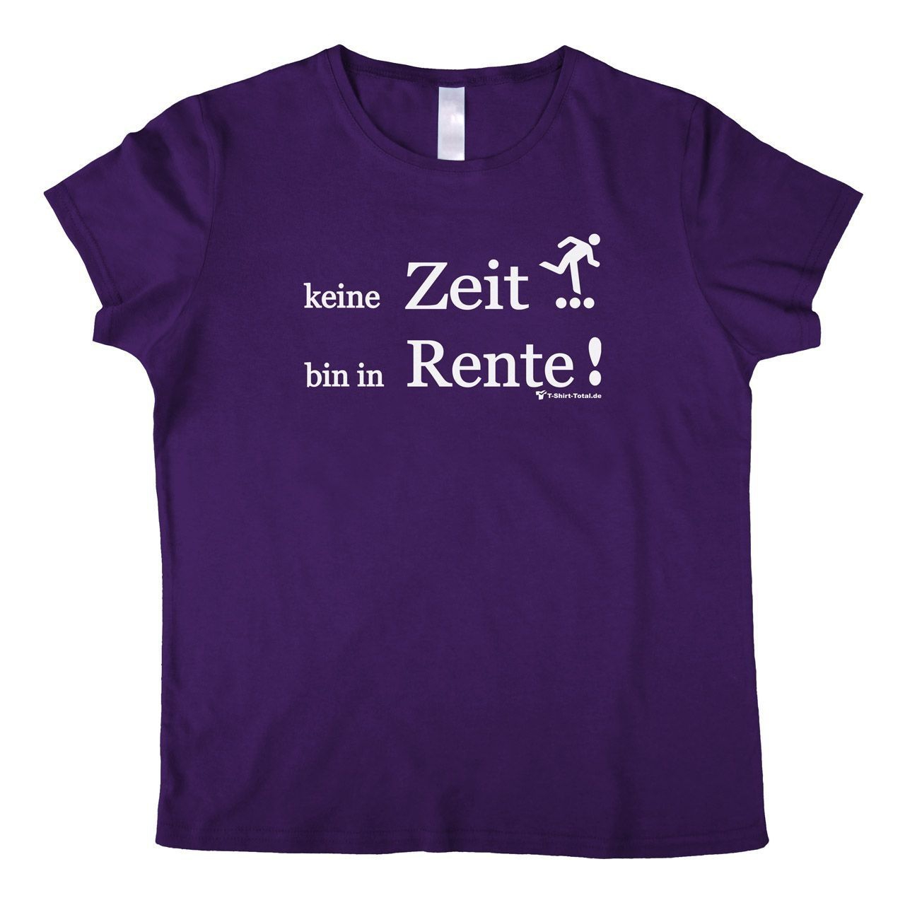 Bin in Rente Woman T-Shirt lila Extra Large