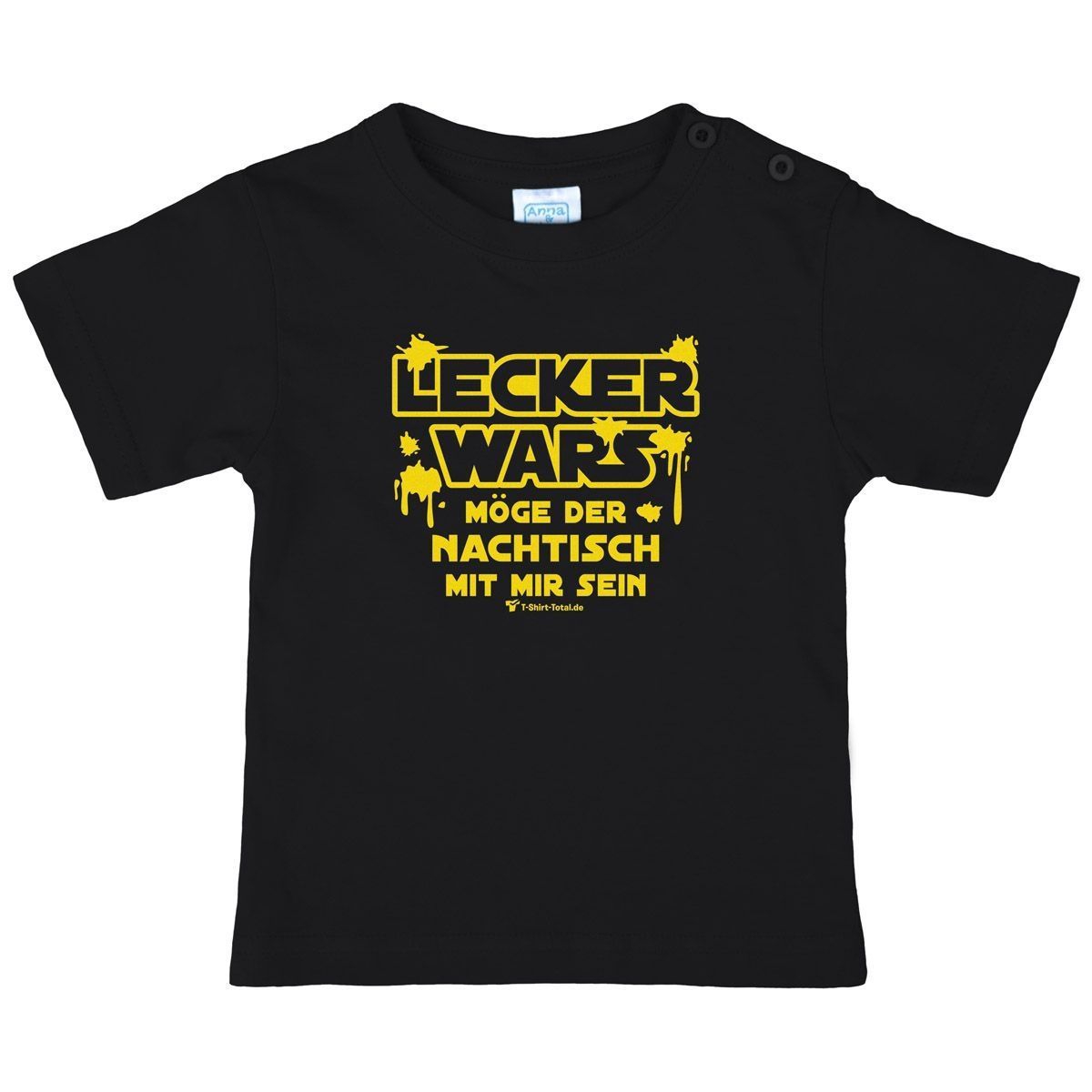 Lecker wars Kinder T-Shirt schwarz 68 / 74