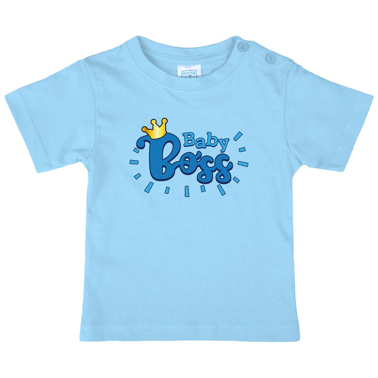 Baby Boss Blau Kinder T-Shirt hellblau 56 / 62