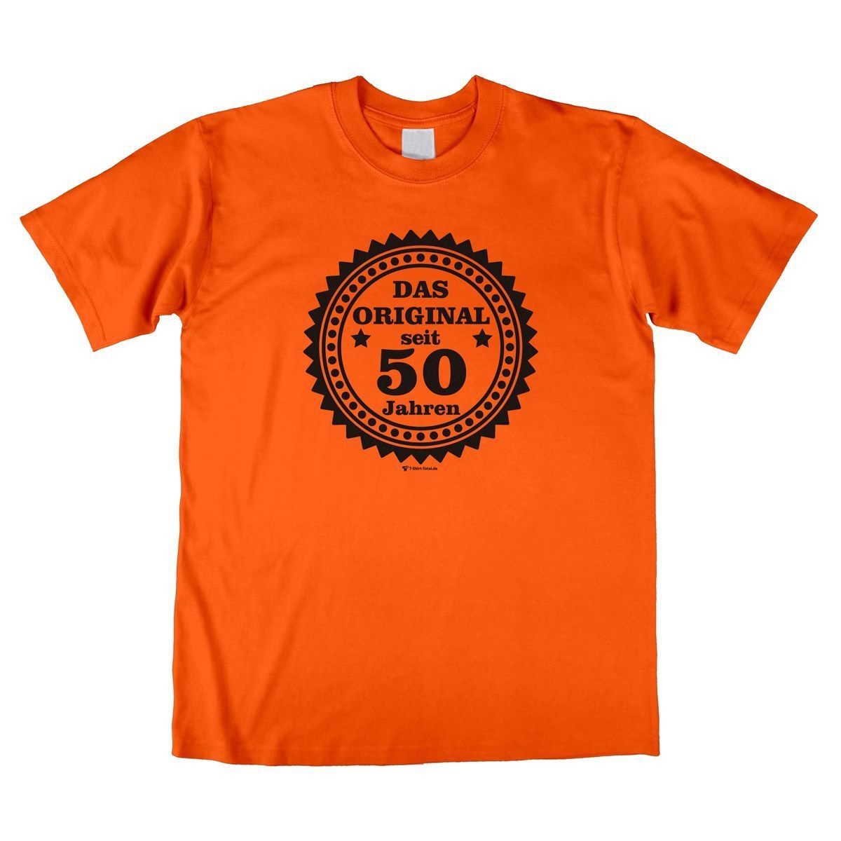Original seit 50 Unisex T-Shirt orange Extra Large