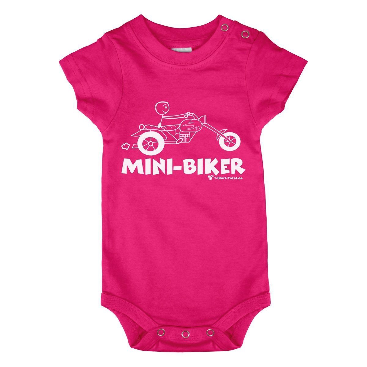 Mini Biker Baby Body Kurzarm pink 68 / 74
