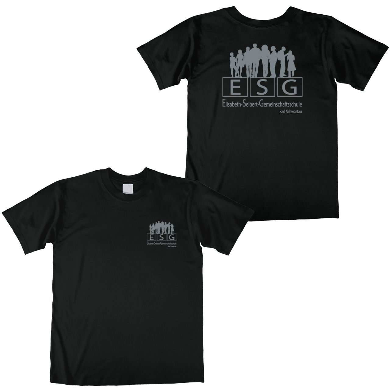 ESG Unisex T-Shirt schwarz Extra Large