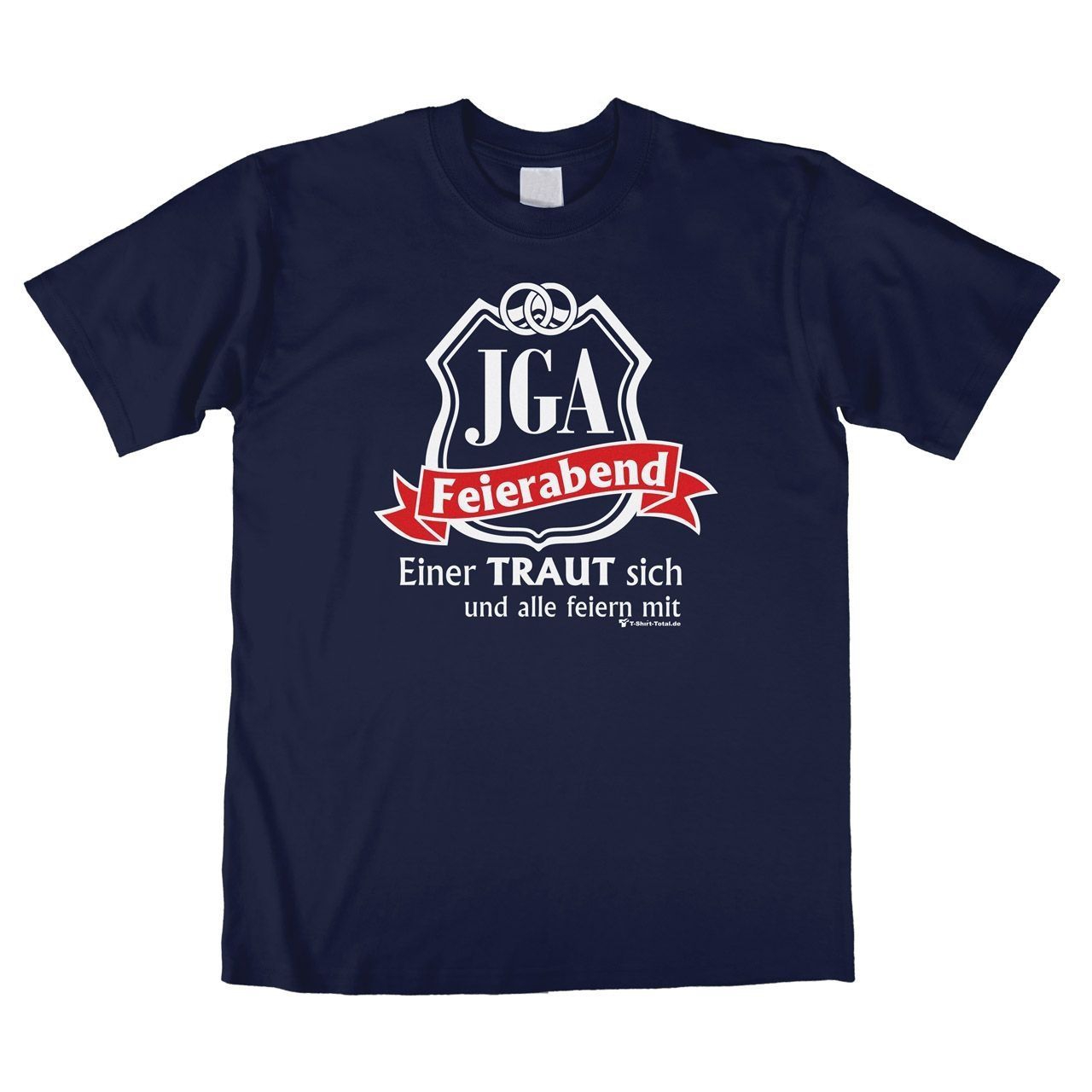 JGA Feierabend Unisex T-Shirt navy Medium