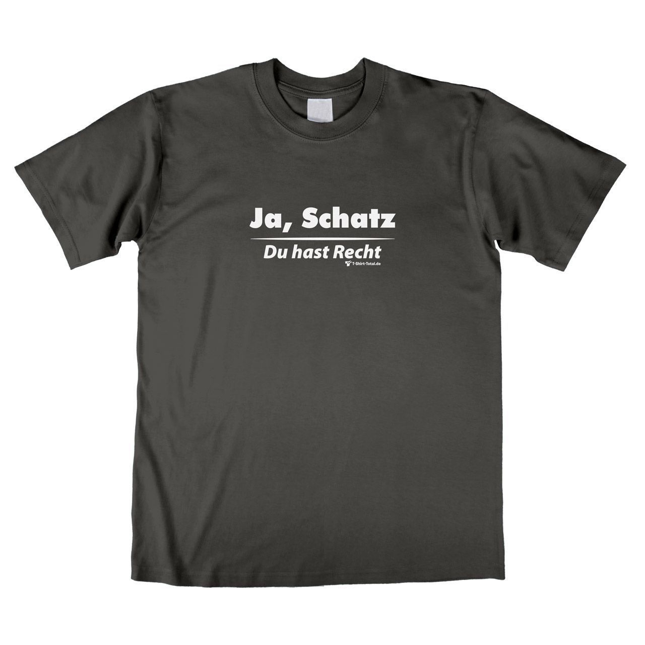 Ja Schatz Unisex T-Shirt grau Extra Large