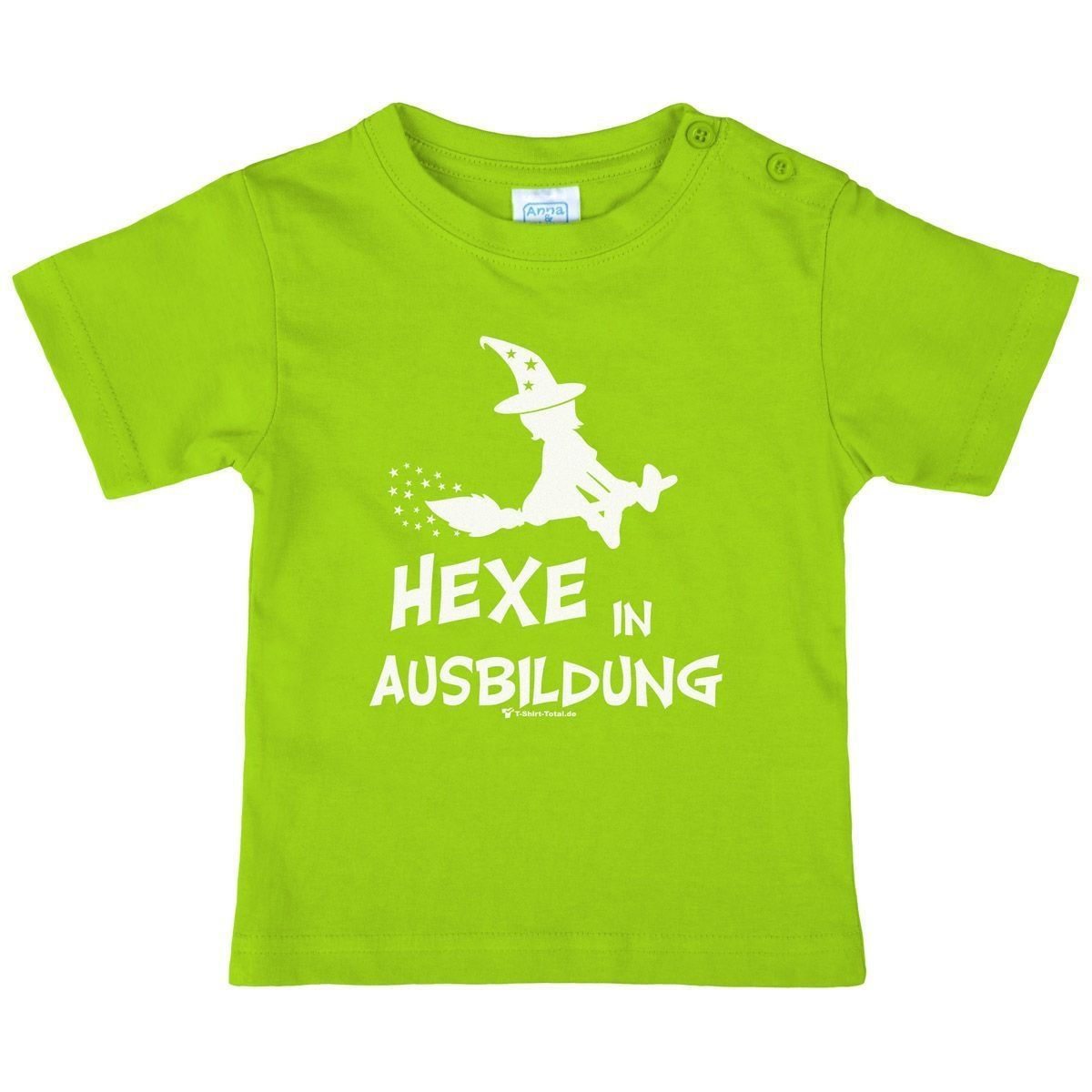 Hexe in Ausbildung Kinder T-Shirt hellgrün 110 / 116