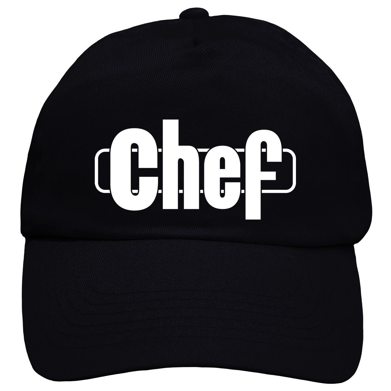 Chef Cap Rundschirm schwarz