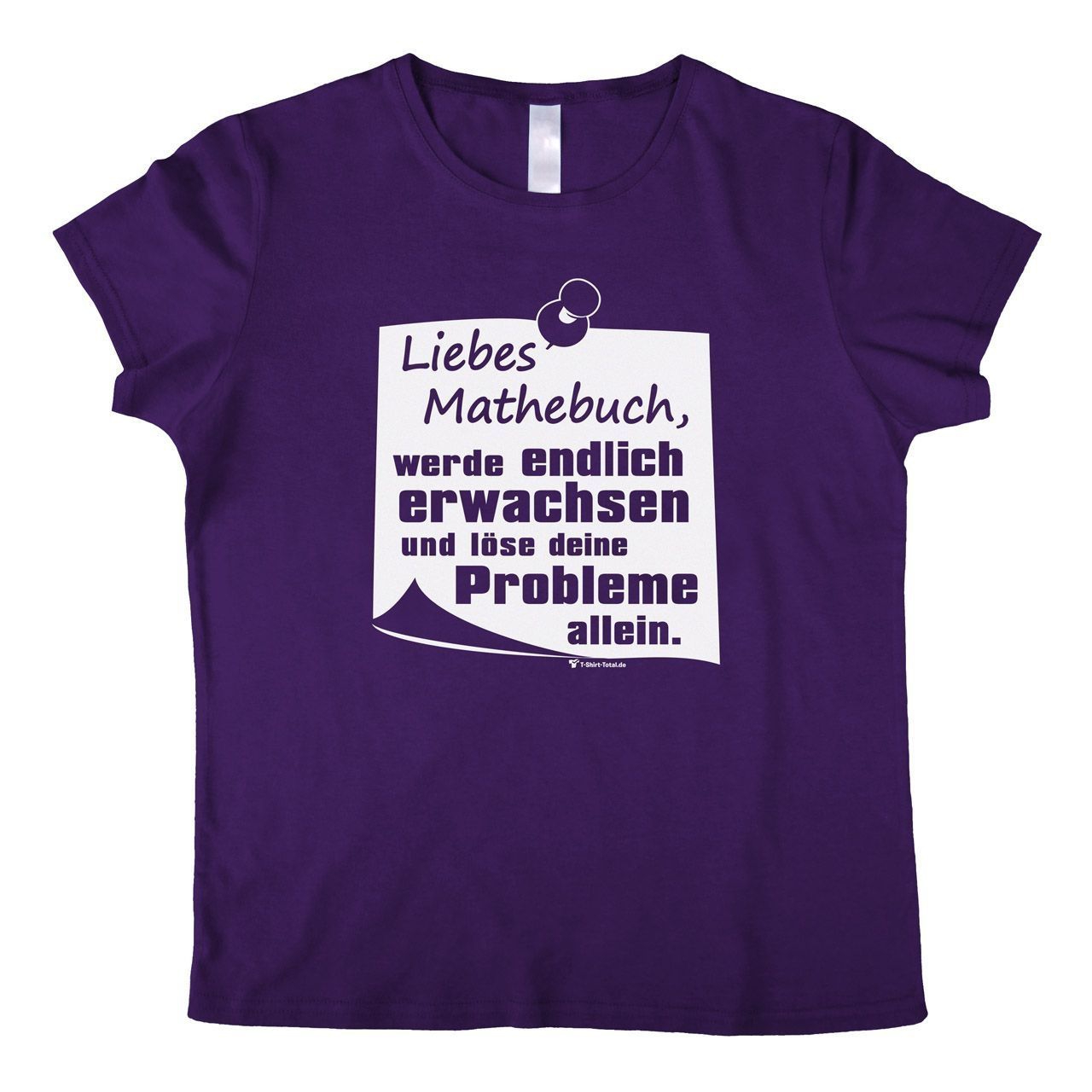 Liebes Mathebuch Woman T-Shirt lila Small