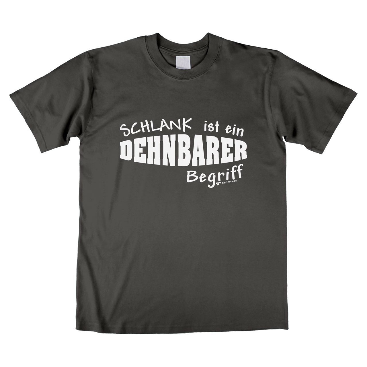 Dehnbar Unisex T-Shirt grau Extra Large