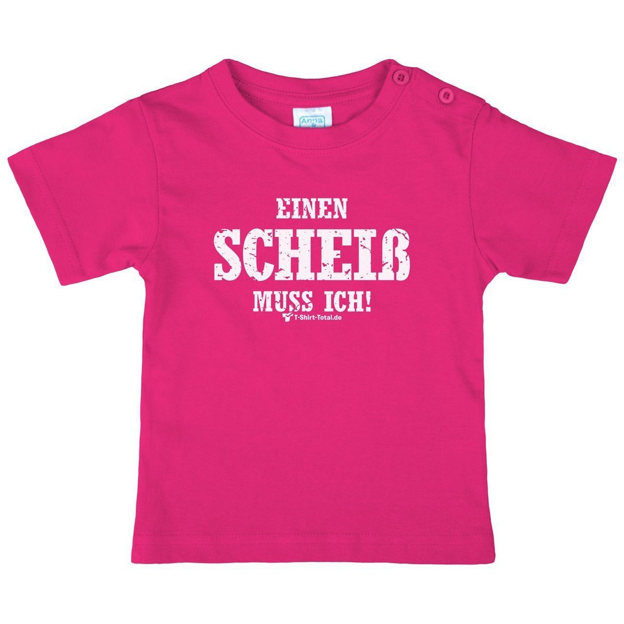 Einen Scheiß muss ich Kinder T-Shirt pink 80 / 86