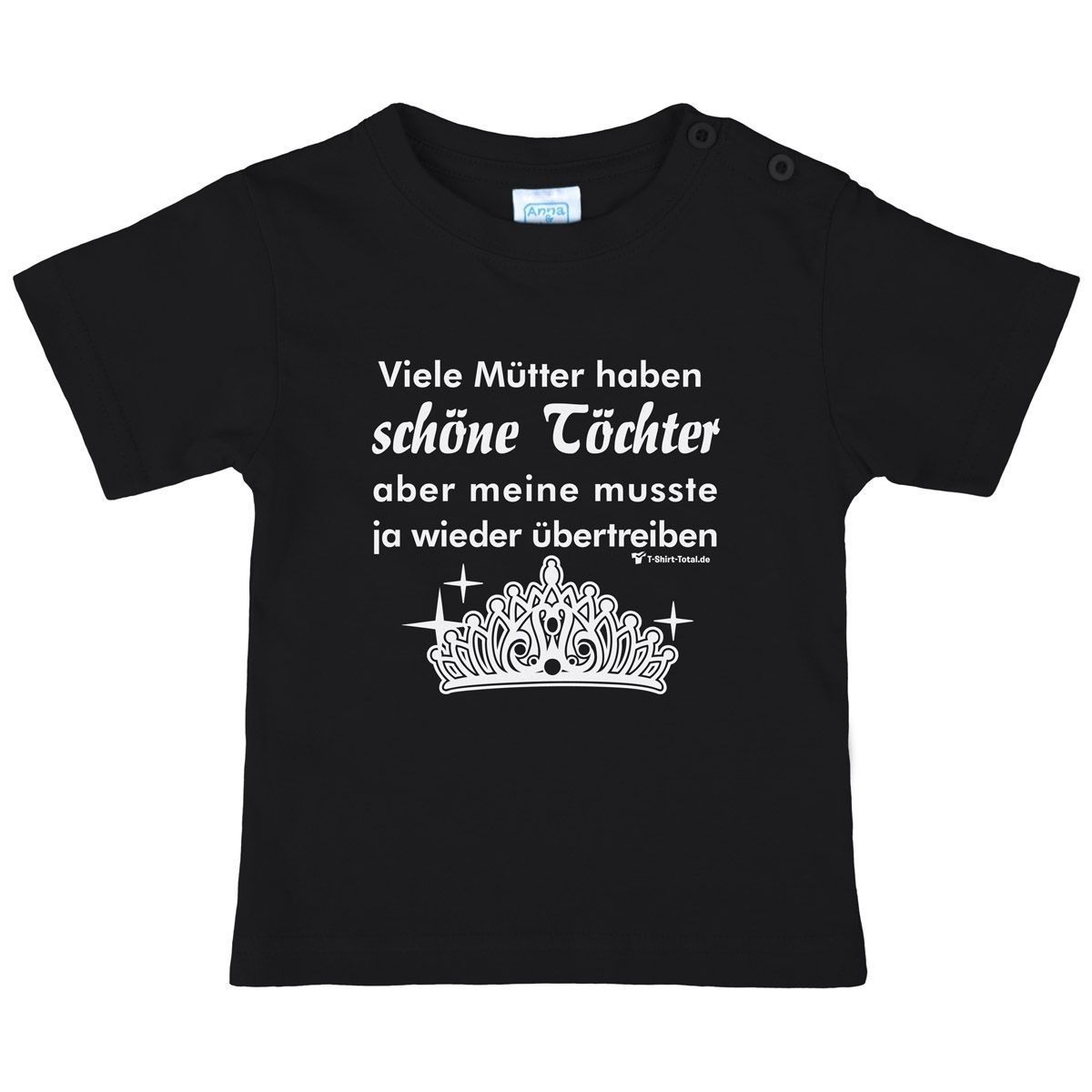 Schöne Töchter Kinder T-Shirt schwarz 56 / 62